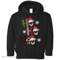 Ho Ho Ho Santa XMas Skulls Toddler Hoodie thumb 0