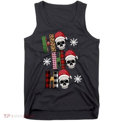 Ho Ho Ho Santa XMas Skulls Tank Top
