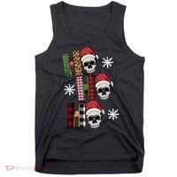 Ho Ho Ho Santa XMas Skulls Tank Top thumb 0