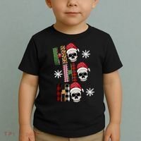 Ho Ho Ho Santa XMas Skulls Toddler T-Shirt thumb 2