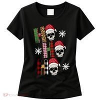 Ho Ho Ho Santa XMas Skulls Women's T-Shirt thumb 0
