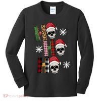 Ho Ho Ho Santa XMas Skulls Kids Long Sleeve Shirt thumb 0