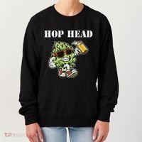 Hop Head Ipa Craft Beer Lover Bier Prost Cheers Women's Sweatshirt thumb 0