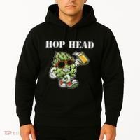 Hop Head Ipa Craft Beer Lover Bier Prost Cheers Hoodie thumb 2
