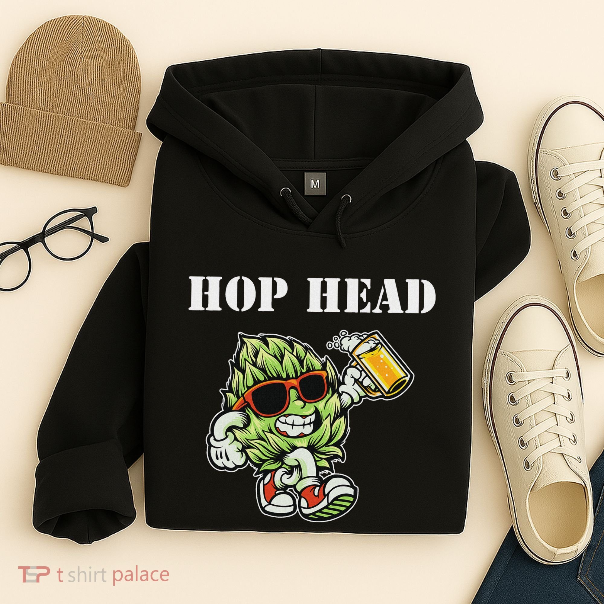 Hop Head Ipa Craft Beer Lover Bier Prost Cheers Hoodie