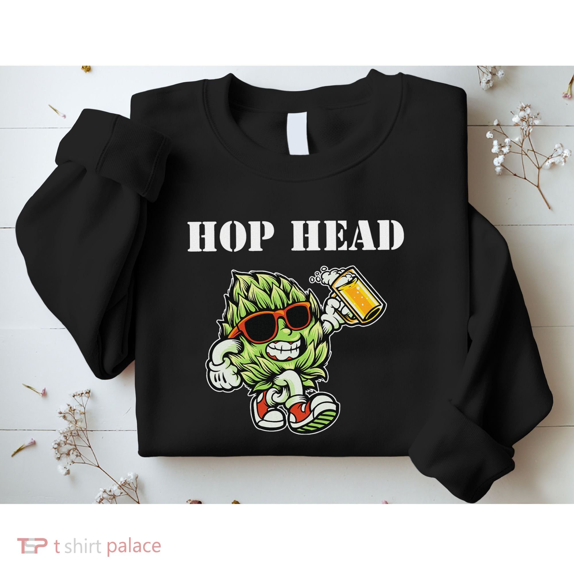Hop Head Ipa Craft Beer Lover Bier Prost Cheers Sweatshirt