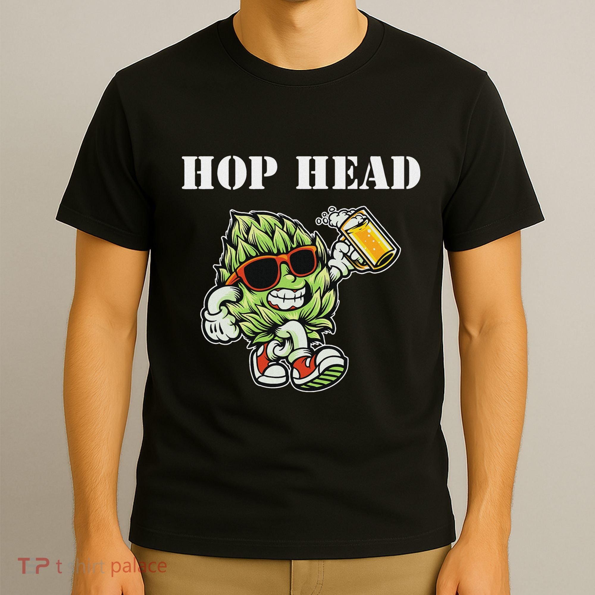 Hop Head Ipa Craft Beer Lover Bier Prost Cheers T-Shirt
