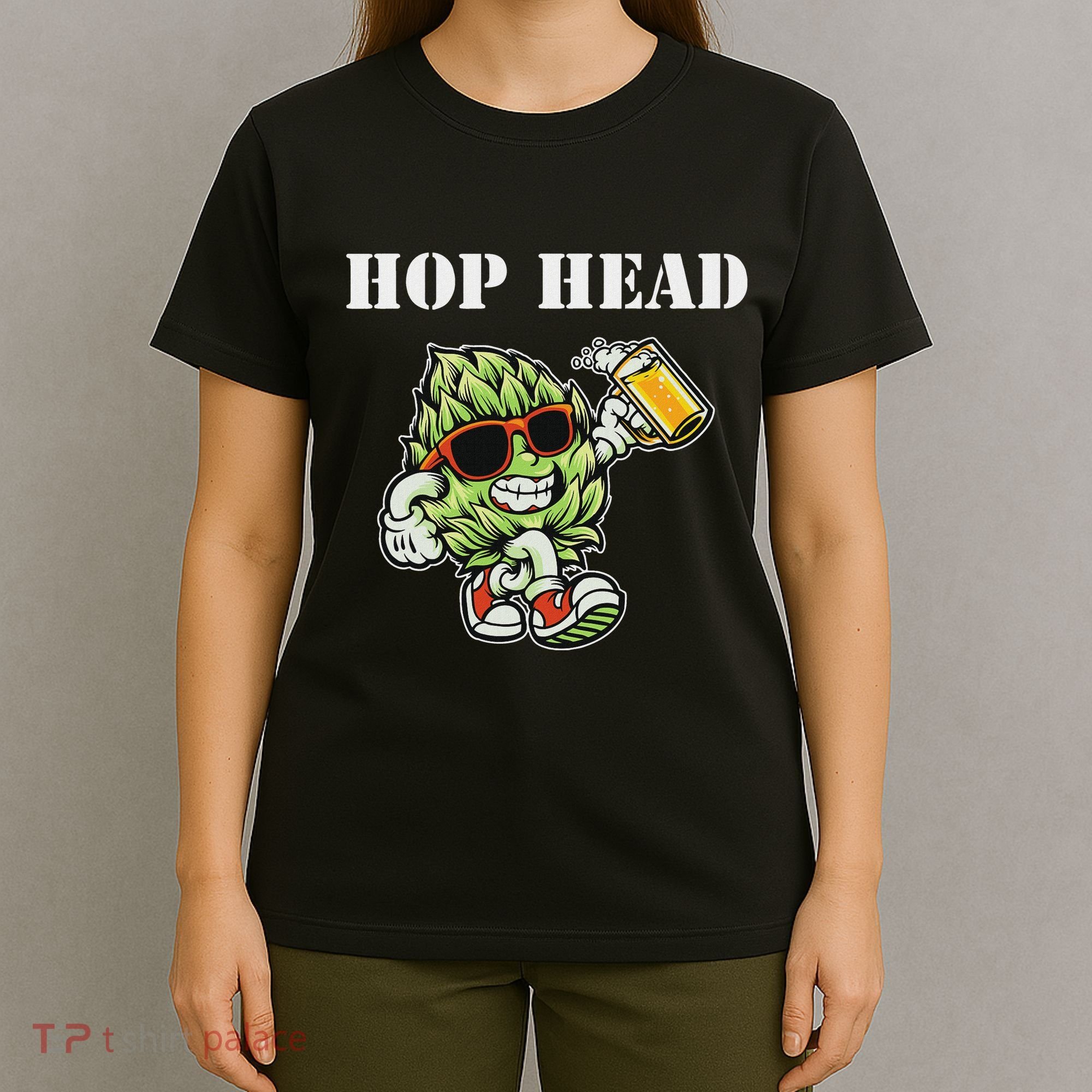 Hop Head Ipa Craft Beer Lover Bier Prost Cheers T-Shirt