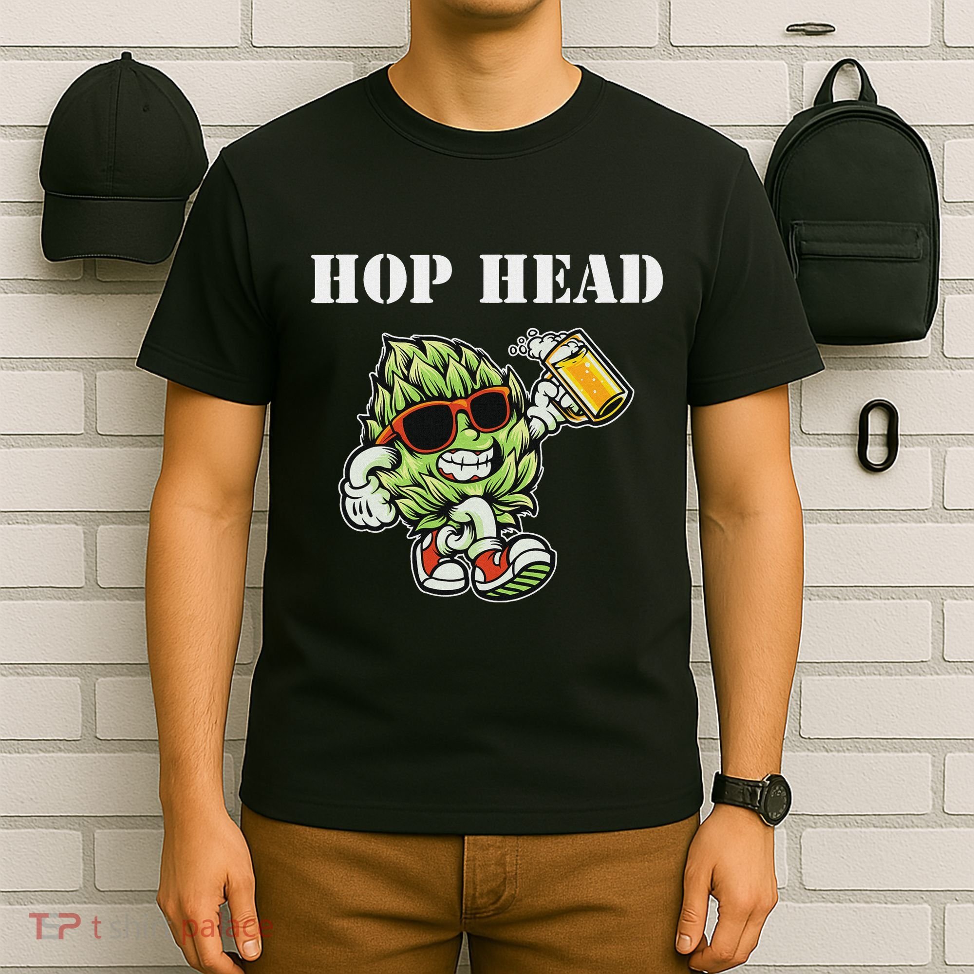 Hop Head Ipa Craft Beer Lover Bier Prost Cheers T-Shirt