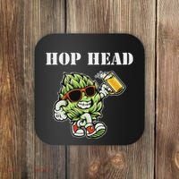 Hop Head Ipa Craft Beer Lover Bier Prost Cheers Coaster thumb 0