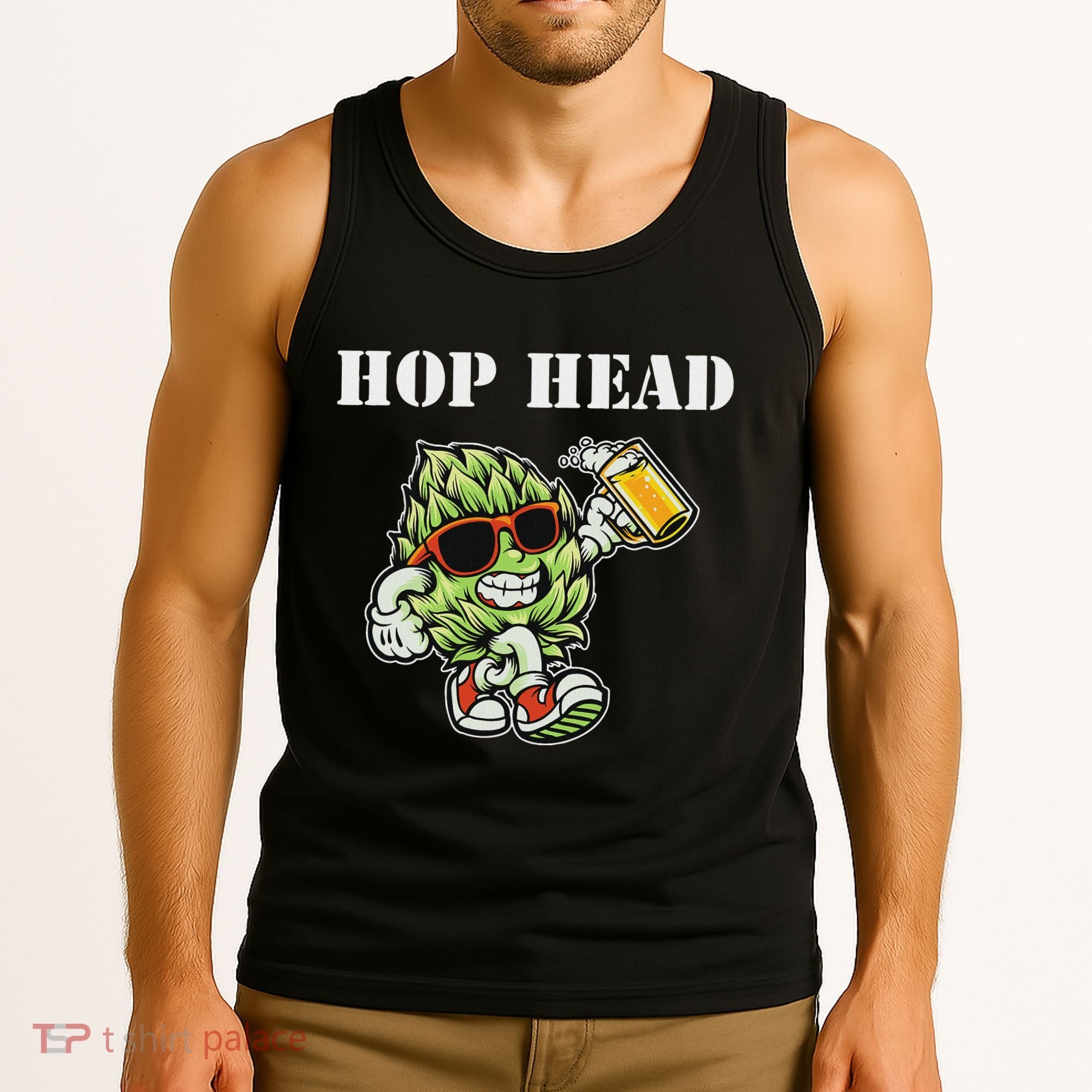 Hop Head Ipa Craft Beer Lover Bier Prost Cheers Tank Top