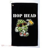 Hop Head Ipa Craft Beer Lover Bier Prost Cheers Golf Towel thumb 0