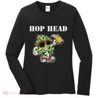 Hop Head Ipa Craft Beer Lover Bier Prost Cheers Women's Long Sleeve Shirt thumb 0