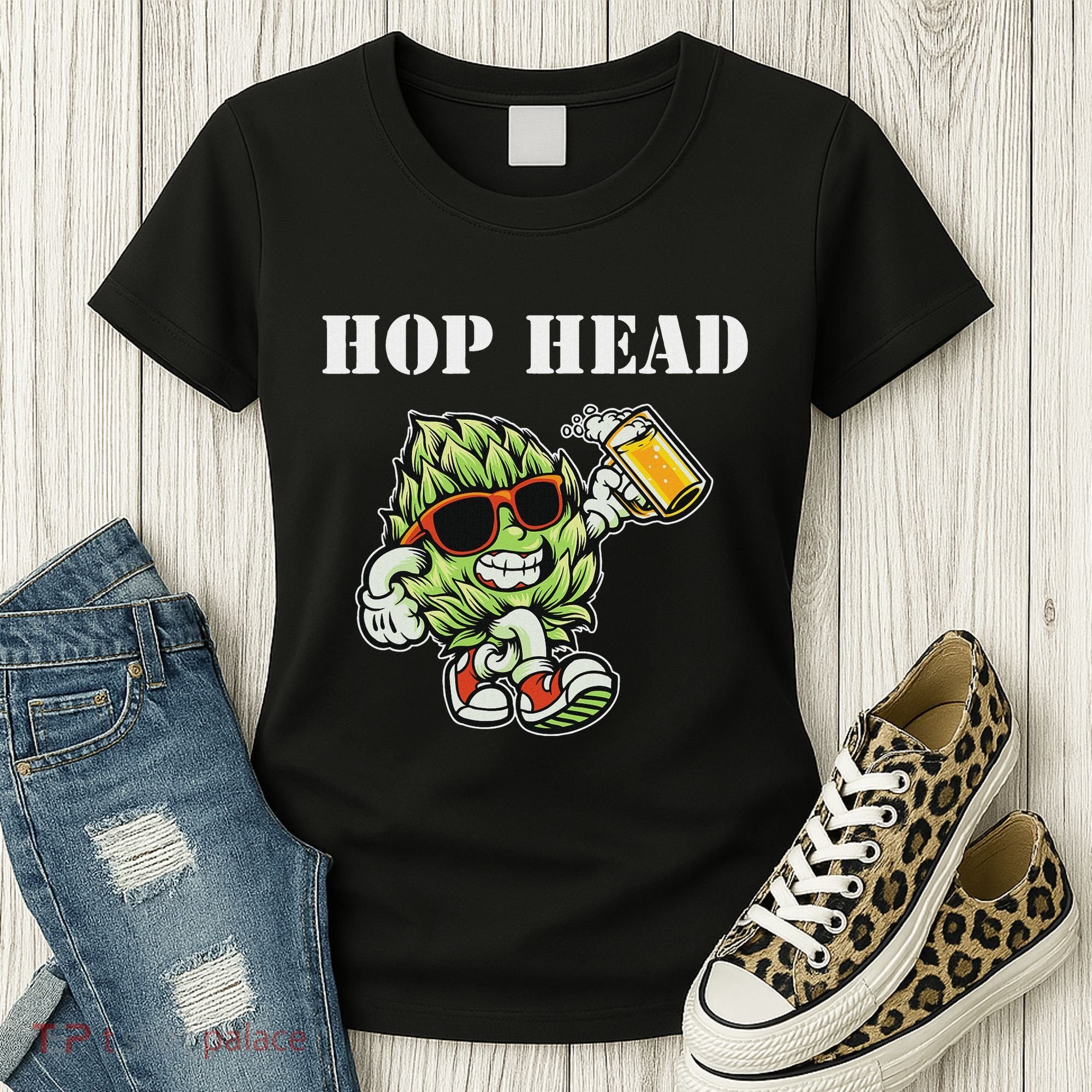 Hop Head Ipa Craft Beer Lover Bier Prost Cheers Women's T-Shirt