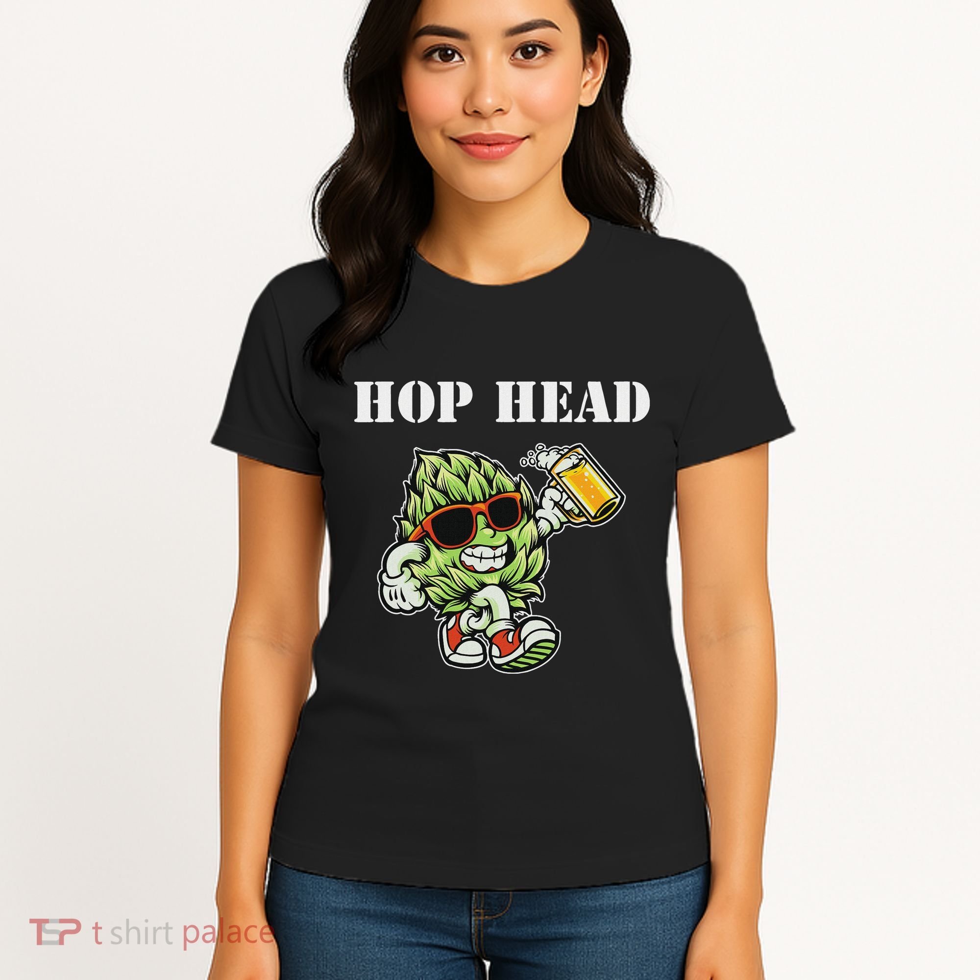 Hop Head Ipa Craft Beer Lover Bier Prost Cheers Women's T-Shirt