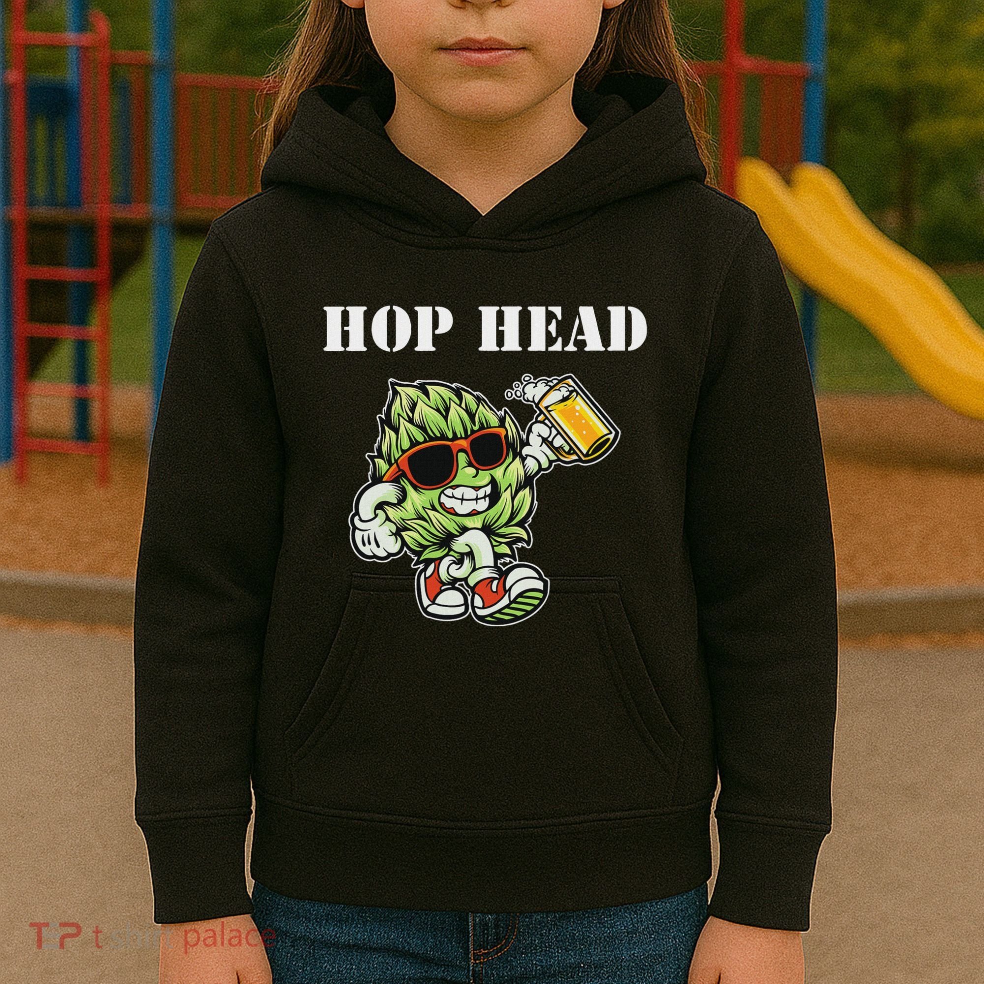 Hop Head Ipa Craft Beer Lover Bier Prost Cheers Kids Hoodie