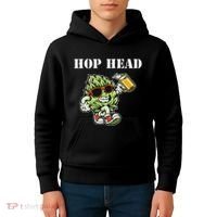 Hop Head Ipa Craft Beer Lover Bier Prost Cheers Kids Hoodie thumb 4