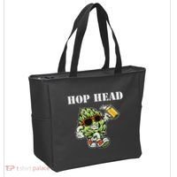 Hop Head Ipa Craft Beer Lover Bier Prost Cheers Tote Bag thumb 2
