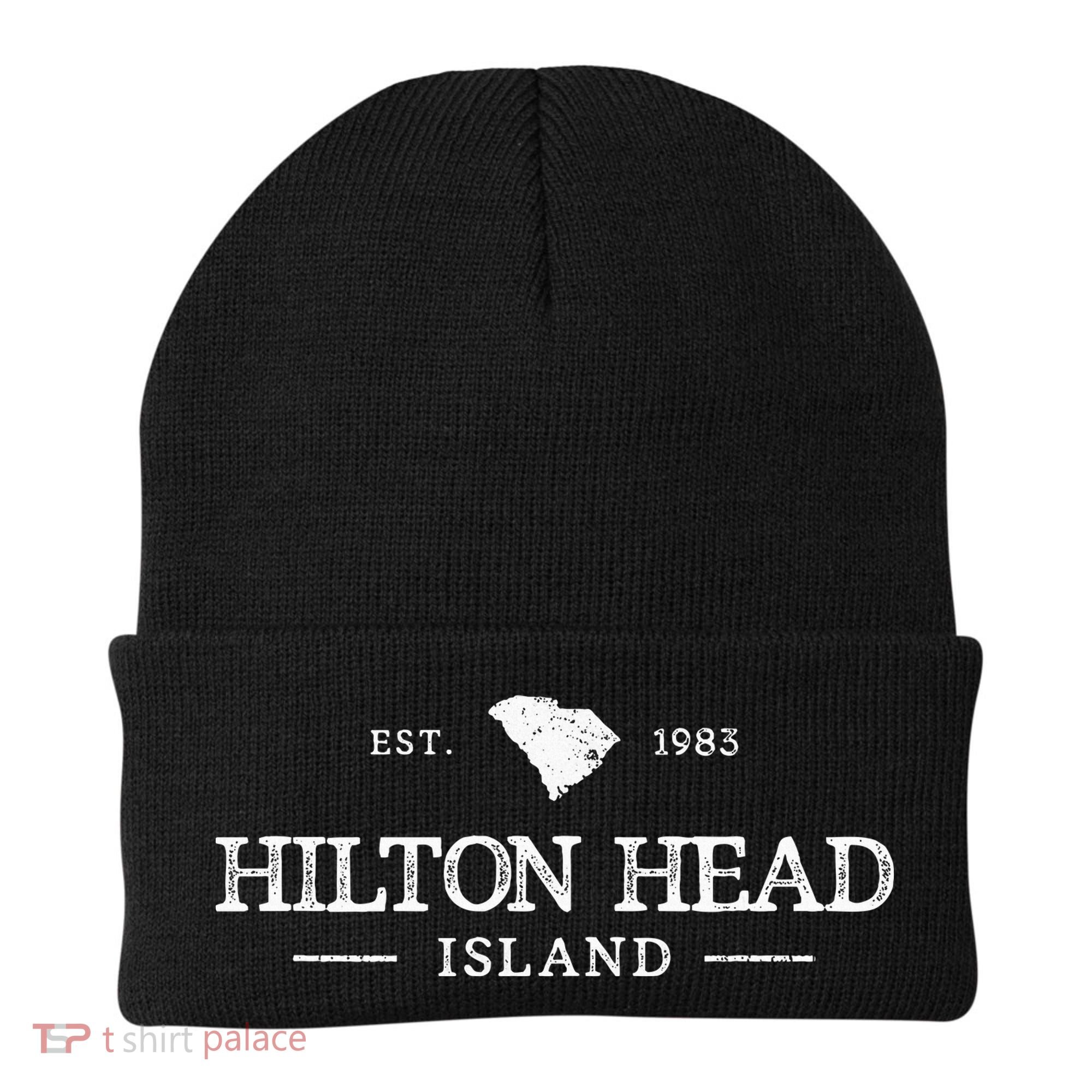 Hilton Head Island Sc South Carolina Retro Beanie