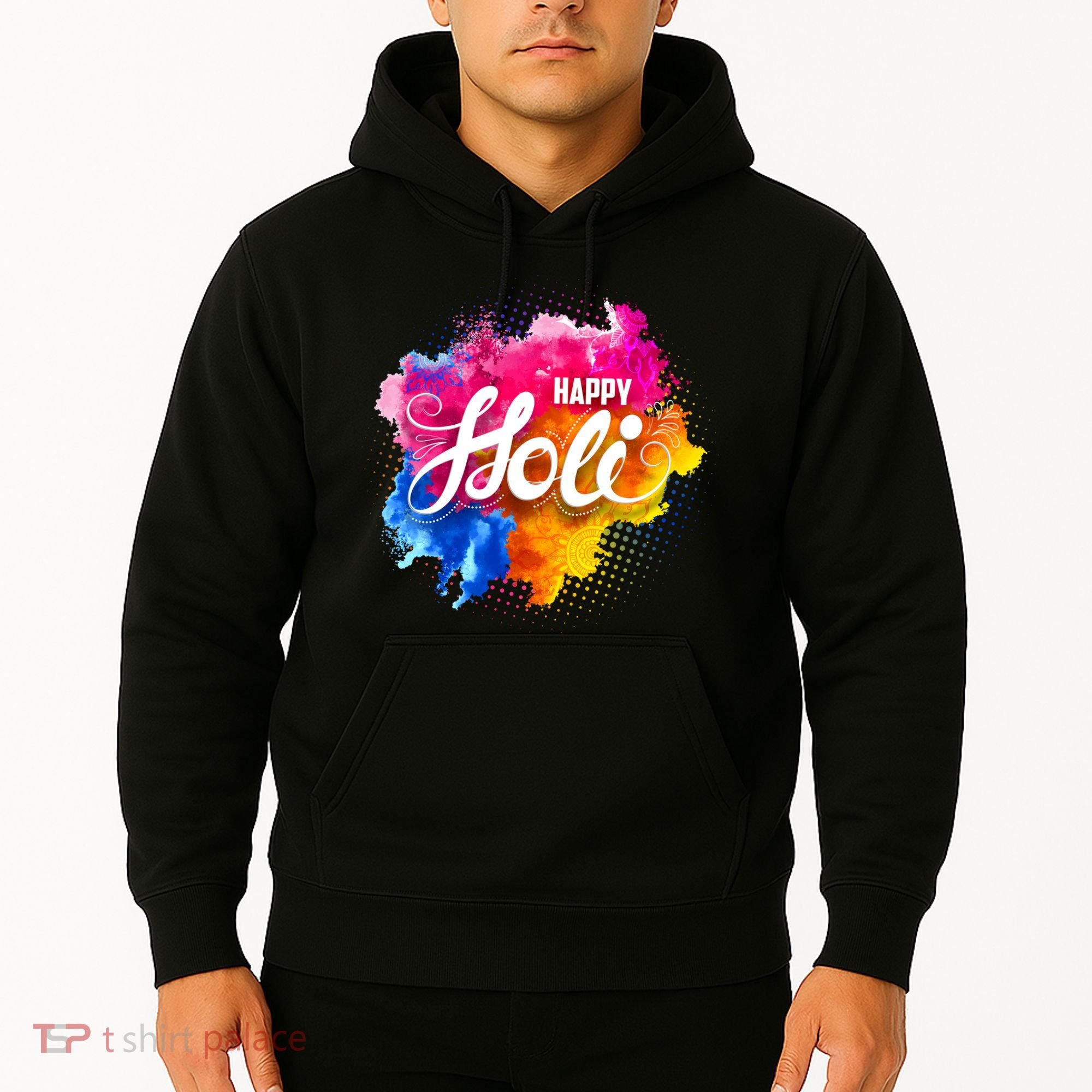 Happy Holi India Hindu Celebration Hoodie