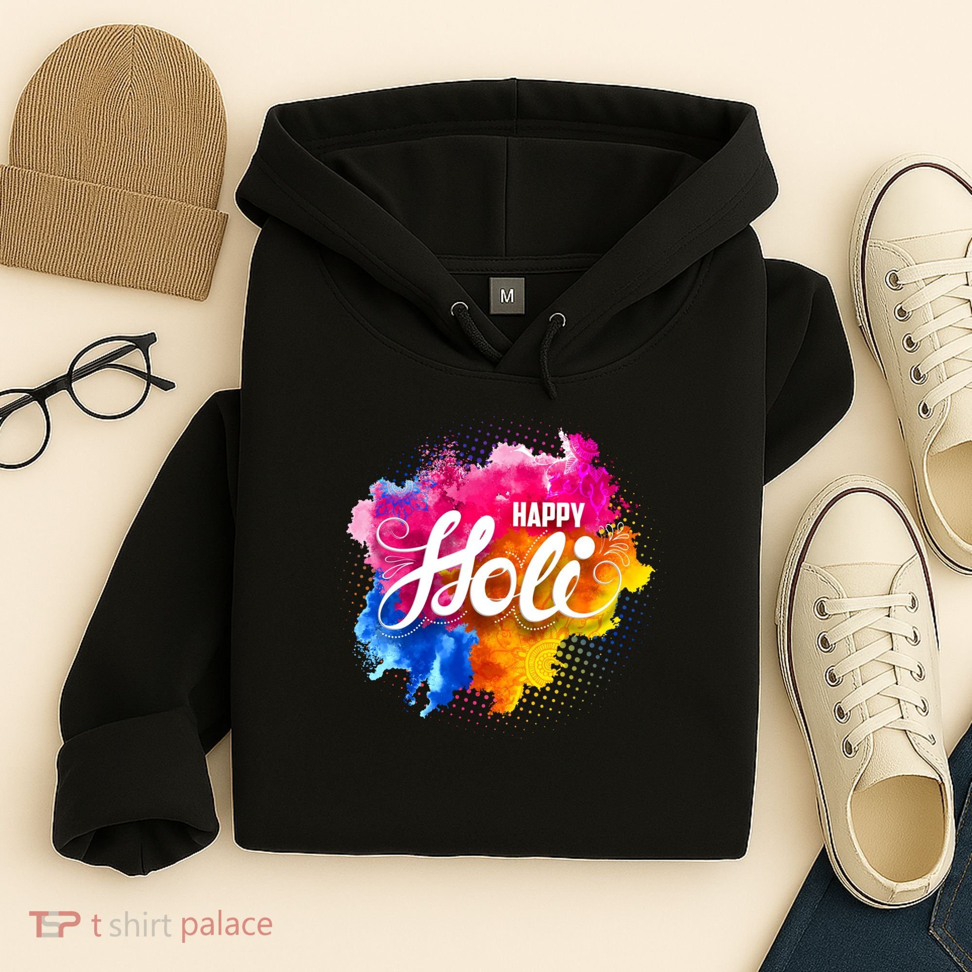 Happy Holi India Hindu Celebration Hoodie