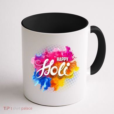 Happy Holi India Hindu Celebration Coffee Mug back