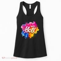 Happy Holi India Hindu Celebration Women's Tank Top thumb 0