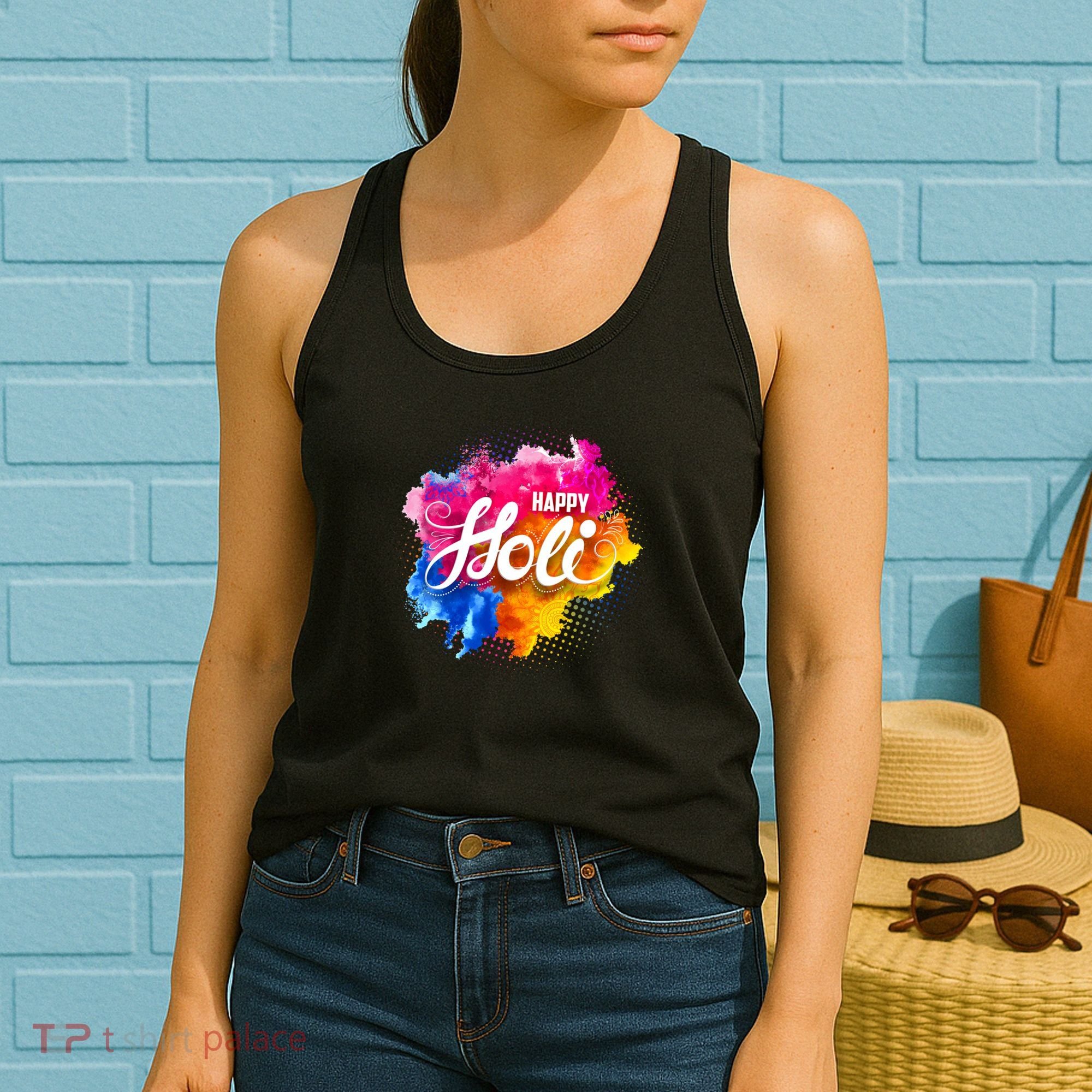 Happy Holi India Hindu Celebration Women's Tank Top
