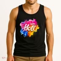 Happy Holi India Hindu Celebration Tank Top thumb 3