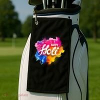 Happy Holi India Hindu Celebration Golf Towel thumb 2