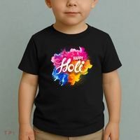 Happy Holi India Hindu Celebration Toddler T-Shirt thumb 2