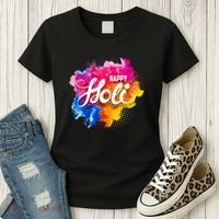 Happy Holi India Hindu Celebration Women's T-Shirt thumb 3