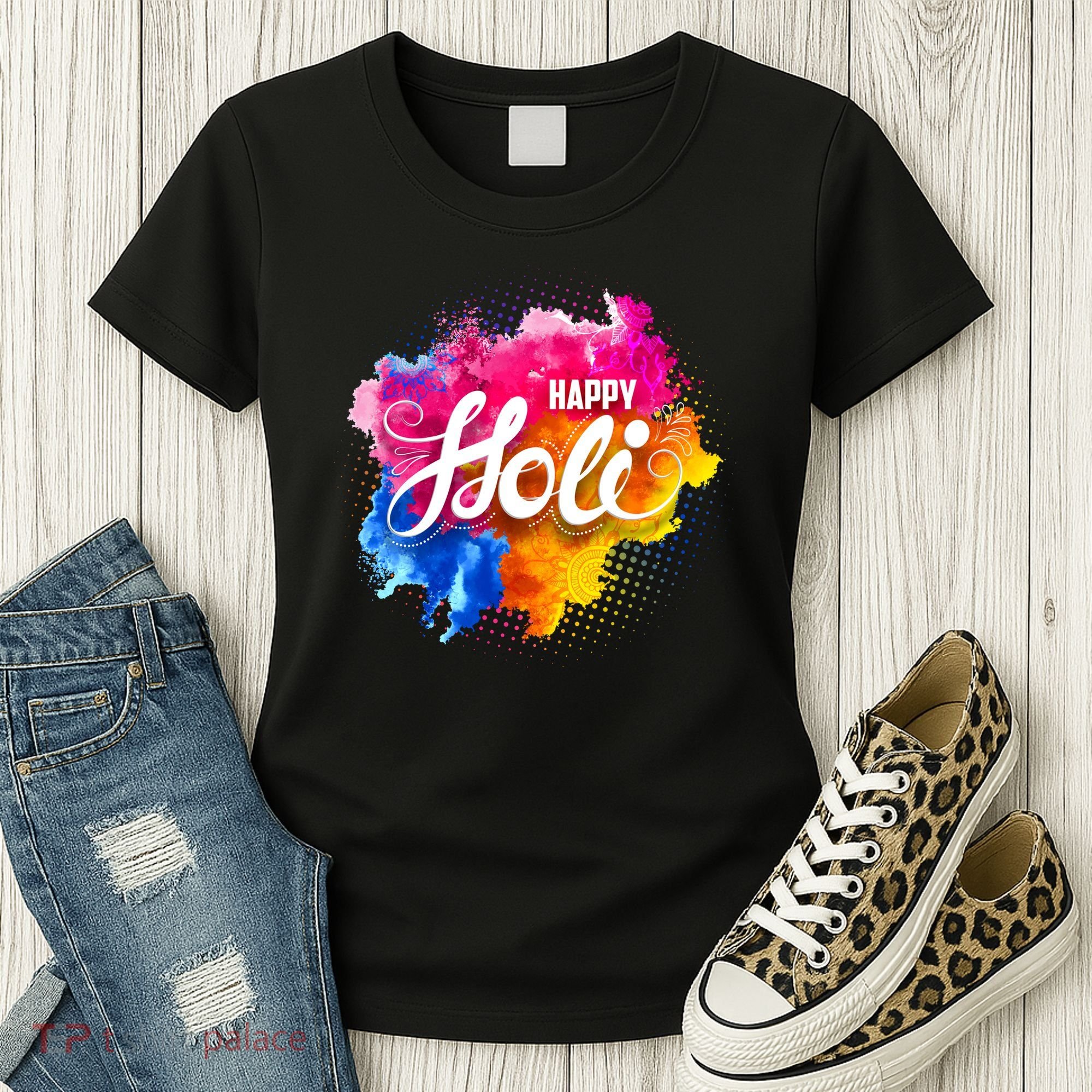 Happy Holi India Hindu Celebration Women's T-Shirt