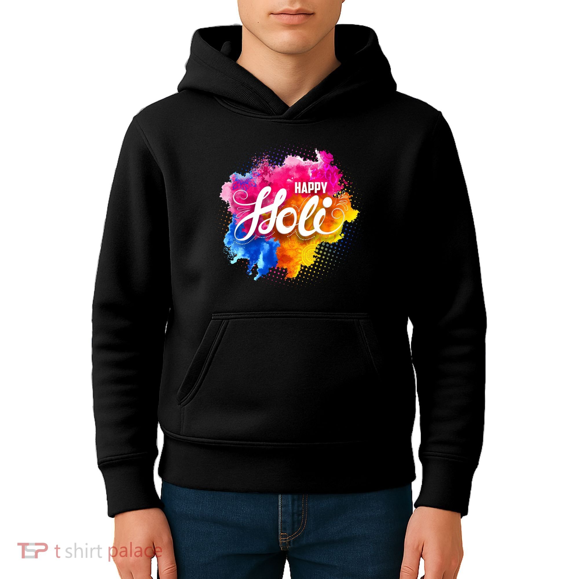 Happy Holi India Hindu Celebration Kids Hoodie