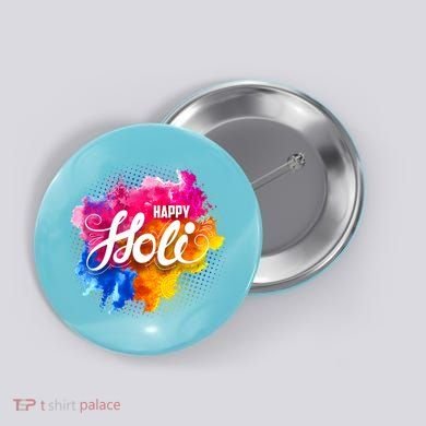 Happy Holi India Hindu Celebration Button