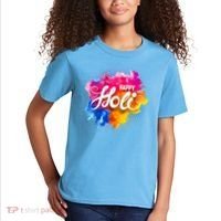 Happy Holi India Hindu Celebration Kids T-Shirt thumb 2