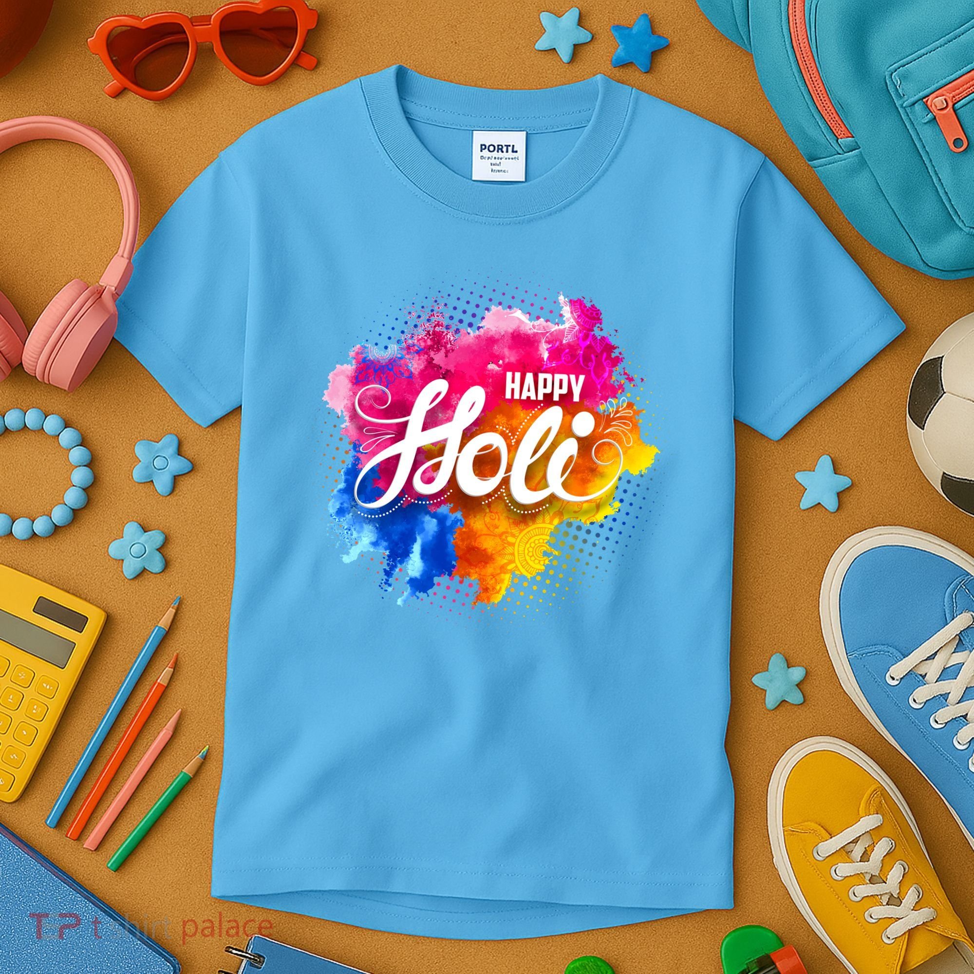 Happy Holi India Hindu Celebration Kids T-Shirt