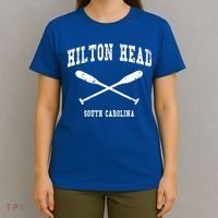 Hilton Head Island South Carolina Vintage Nautical Crossed O Funny Gift T-Shirt thumb 4