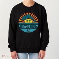 Hilton Head Island South Carolina Dolphin Beach Ocean Women's Sweatshirt thumb 0