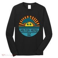 Hilton Head Island South Carolina Dolphin Beach Ocean Long Sleeve Shirt thumb 0