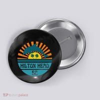 Hilton Head Island South Carolina Dolphin Beach Ocean Button thumb 0