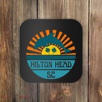 Hilton Head Island South Carolina Dolphin Beach Ocean Coaster thumb 0
