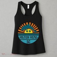 Hilton Head Island South Carolina Dolphin Beach Ocean Women's Tank Top thumb 3