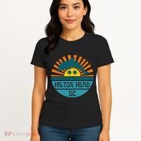 Hilton Head Island South Carolina Dolphin Beach Ocean Women's T-Shirt thumb 4
