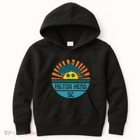 Hilton Head Island South Carolina Dolphin Beach Ocean Kids Hoodie thumb 0