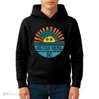 Hilton Head Island South Carolina Dolphin Beach Ocean Kids Hoodie thumb 4