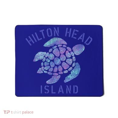 Hilton Head Island Sc Beach Design / Souvenir Illustration Gift Mousepad