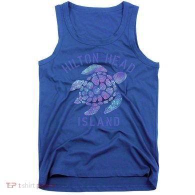 Hilton Head Island Sc Beach Design / Souvenir Illustration Gift Tank Top