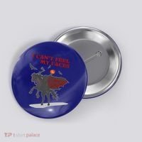 Headless Horseman I Cant Feel My Face TShirt Button thumb 0