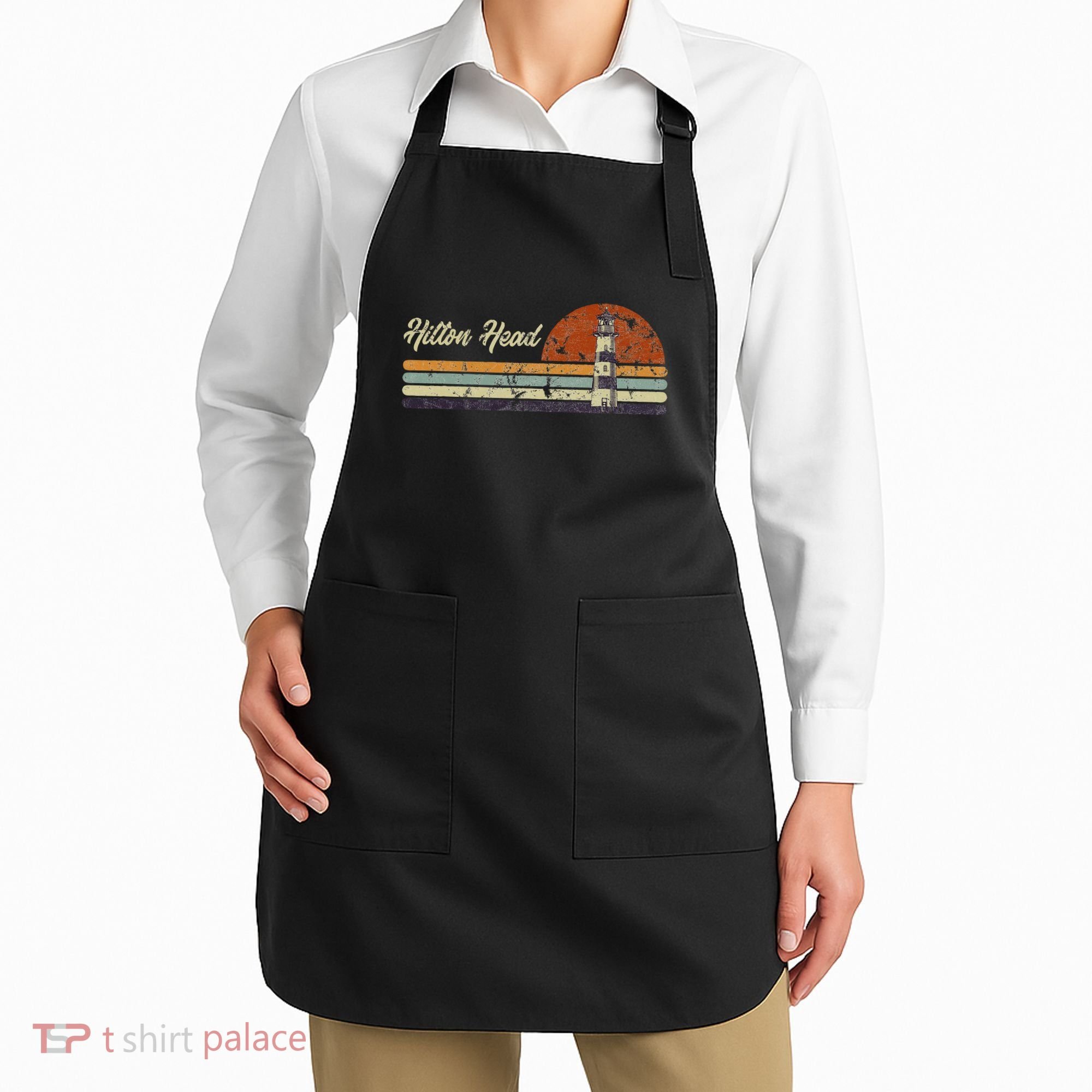 Hilton Head Island Lighthouse South Carolina Tourist Apron